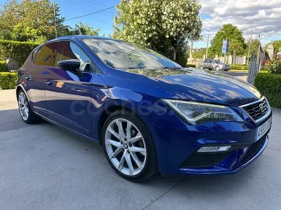 Usado Seat Leon FR 150 CV (110 kW) 2017 Azul Berlina
