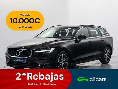 Negro Usado 2021 Volvo V60 Momentum Familiar | 25.890 € (Precio justo)