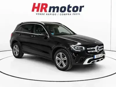 Usado Mercedes GLC220 194 CV (142 kW) 2022 Negro SUV