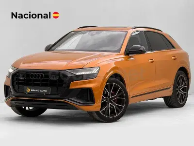 Usado Audi Q8 S-Line 286 CV (210 kW) 2020 Naranja SUV