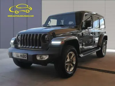 Usado Jeep Wrangler Unlimited Sahara 200 CV (147 kW) 2020 Gris SUV