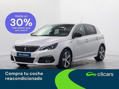 Usado Peugeot 308 GT-line 130 CV (95 kW) 2018 Blanco Berlina