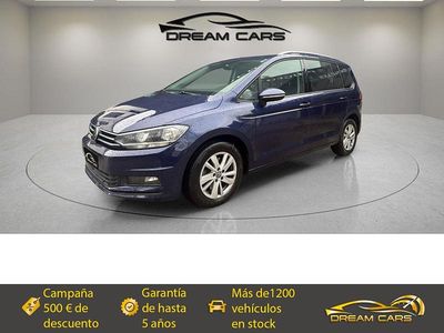 Azul Usado 2021 VW Touran Advance Monovolumen | 25.890 € (Precio justo)