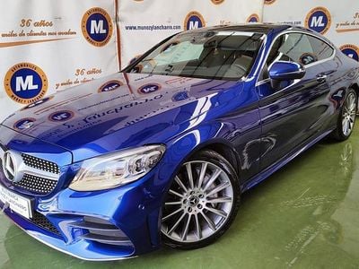Usado Mercedes C300 245 CV (180 kW) 2019 Azul Coupe
