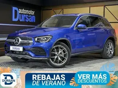 Usado Mercedes GLC300e 320 CV (235 kW) 2022 Azul SUV