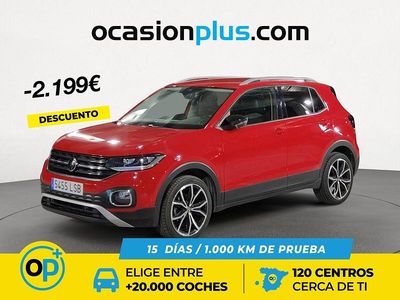 Usado VW T-Cross Sportline 150 CV (110 kW) 2021 Rojo SUV