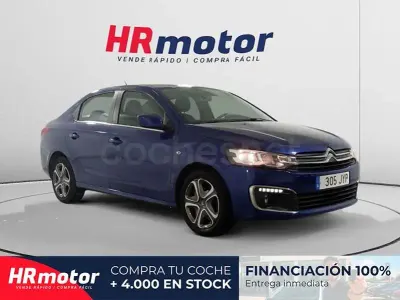 Usado Citroën C-Elysee I Shine 100 CV (73 kW) 2017 Azul Berlina