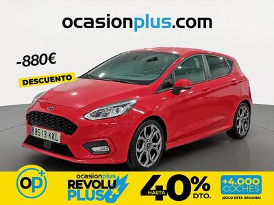 Usado Ford Fiesta ST-Line 100 CV (73 kW) 2018 Rojo Utilitario