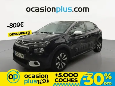 Usado Citroën C3 Feel 82 CV (60 kW) 2018 Negro Utilitario
