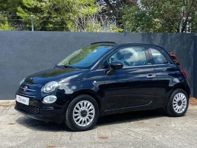 Usado Fiat 500C Lounge 69 CV (50 kW) 2018 Negro Descapotable