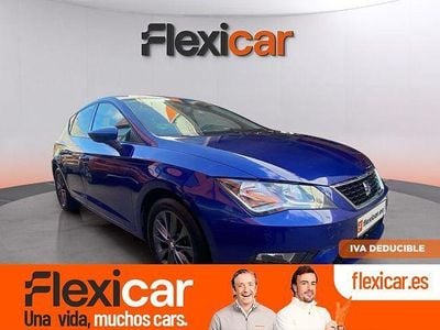 Usado Seat Leon Style 130 CV (95 kW) 2020 Azul Berlina