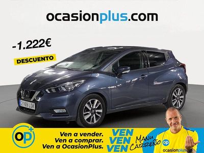 Usado Nissan Micra N-Connecta 90 CV (66 kW) 2020 Gris Utilitario