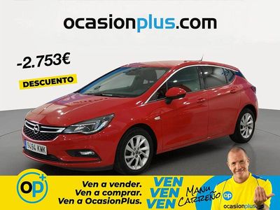 Usado Opel Astra Dynamic 125 HP (91 kW) 2018 Vermelho Sedan