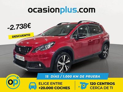 Usado Peugeot 2008 GT-line 120 CV (88 kW) 2018 Rojo SUV