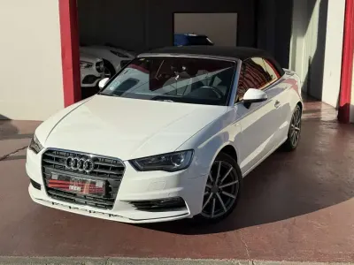 Usado Audi A3 Cabriolet S-Line 160 CV (117 kW) 2014 Blanco Descapotable