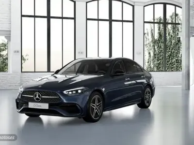Usado Mercedes C200 204 CV (150 kW) 2022 Azul Berlina