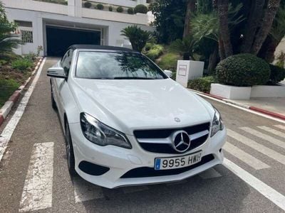 Usado Mercedes E220 Avantgarde 170 CV (125 kW) 2014 Blanco Berlina