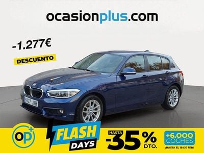 Usado BMW 116 116 CV (85 kW) 2016 Azul Utilitario