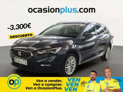 Usado Seat Leon ST XCELLENCE 131 CV (96 kW) 2021 Gris Familiar