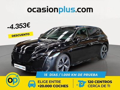 Usado Peugeot 308 GT 130 CV (95 kW) 2024 Negro Berlina
