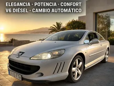 Usado Peugeot 407 Coupe 204 CV (150 kW) 2007 Plateado Coupe