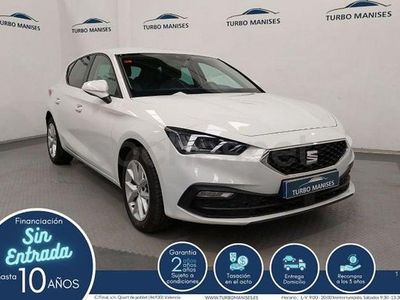 Usado Seat Leon Style 115 CV (84 kW) 2021 Blanco Berlina