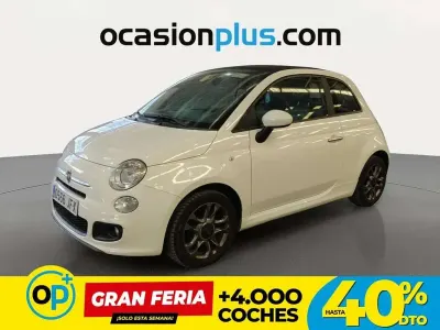 Usado Fiat 500C S 69 CV (50 kW) 2015 Blanco Descapotable