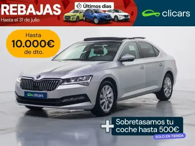 Usado Skoda Superb Ambition 150 CV (110 kW) 2022 Gris Berlina