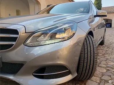 Usado Mercedes E250 Avantgarde 204 CV (150 kW) 2013 Gris / plata Familiar