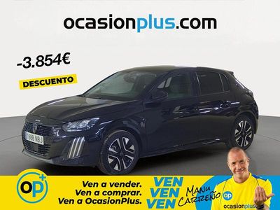 Usado Peugeot 208 Allure 100 CV (73 kW) 2025 Negro Utilitario
