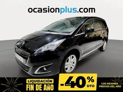 Negro Usado 2014 Peugeot 5008 Allure Monovolumen | 7980 € (Buen precio)