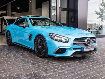 Usado Mercedes SL65 AMG AMG 630 CV (463 kW) 2016 Azul Coupe