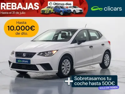 Usado Seat Ibiza Reference 95 CV (69 kW) 2017 Blanco Berlina