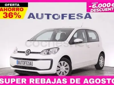 Usado VW up! move up! 60 CV (44 kW) 2018 Blanco Utilitario