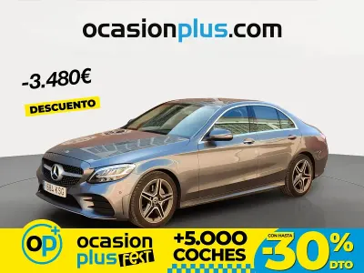 Usado Mercedes C200 184 CV (135 kW) 2018 Gris Berlina