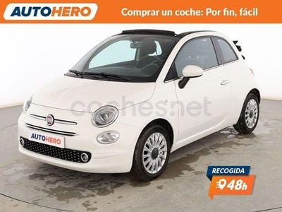 Usado Fiat 500C Lounge 70 CV (51 kW) 2019 Blanco Descapotable