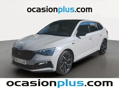 Usado Skoda Scala Monte Carlo 150 CV (110 kW) 2022 Gris Utilitario