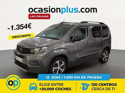 Usado Peugeot Rifter GT-line 99 CV (72 kW) 2020 Gris Monovolumen
