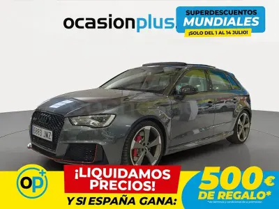 Usado Audi RS3 367 CV (269 kW) 2016 Gris / plata Berlina
