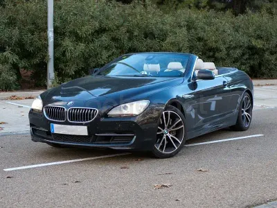 Usado BMW 640 Cabriolet 313 CV (230 kW) 2014 Negro Descapotable