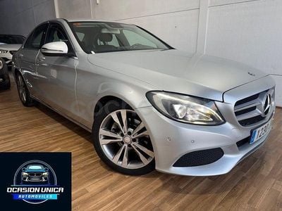 Usado Mercedes C200 136 CV (100 kW) 2017 Gris / plata Berlina