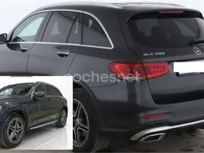 Usado Mercedes GLC200 163 CV (119 kW) 2020 Negro SUV