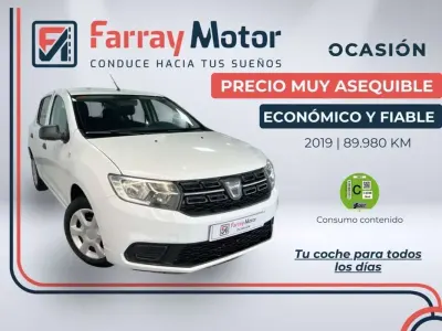 Usado Dacia Sandero Acces 75 CV (55 kW) 2019 Blanco Utilitario