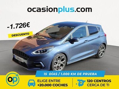 Azul Usado 2018 Ford Fiesta ST-Line Berlina | 11.290 € (Precio justo)