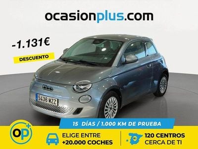 Usado Fiat 500e Action 69 kW (95 CV) 2022 Gris Utilitario