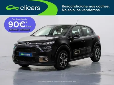 Usado Citroën C3 PureTech 82 CV (60 kW) 2022 Negro Utilitario