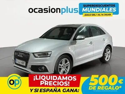 Usado Audi Q3 Ambition 177 CV (130 kW) 2013 Gris plata SUV