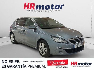 Usado Peugeot 308 Style 131 CV (96 kW) 2015 Gris Berlina