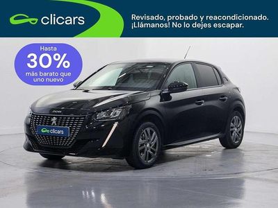 Usado Peugeot 208 Active 102 CV (75 kW) 2022 Negro Utilitario