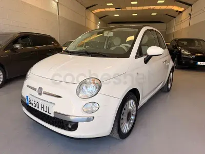 Usado Fiat 500 Lounge 69 CV (50 kW) 2013 Blanco Berlina